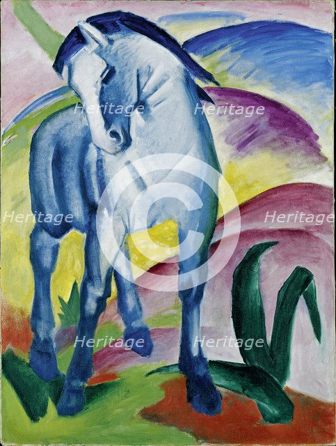 Blue Horse I, 1911. Artist: Marc, Franz (1880-1916)