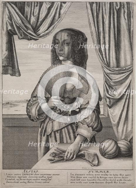 The Four Seasons, 1641. Creator: Wenceslaus Hollar (Bohemian, 1607-1677).