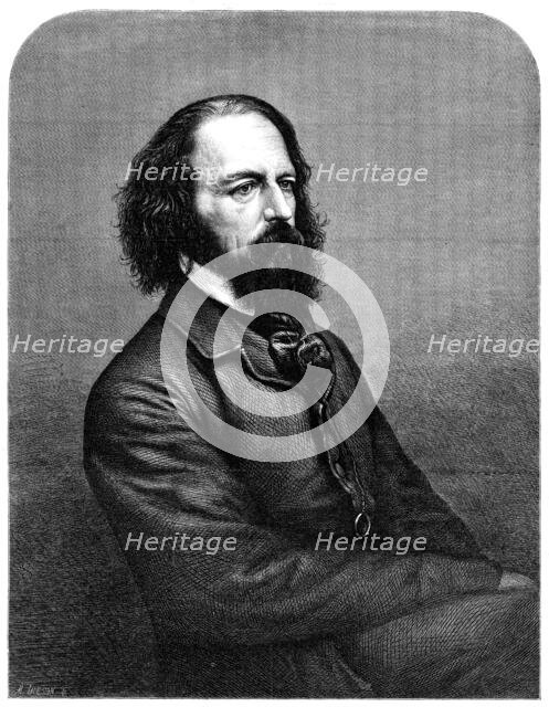 Alfred Tennyson, the Poet Laureate, 1864. Creator: Mason Jackson.
