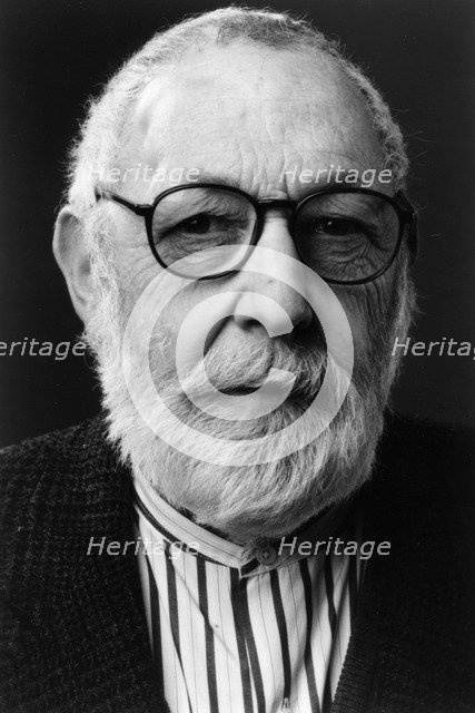 Leonard Baskin (1922-2000), American artist, 1994. Artist: Unknown