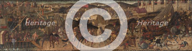 A Battle Scene, late 16th century. Creator: Master of Marradi.