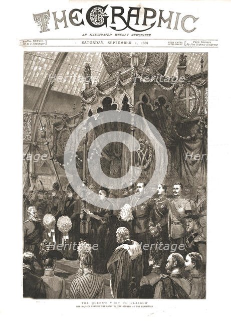 ''The Graphic, Front Cover Saturday September 1st. 1888', 1888. Creator: Unknown.