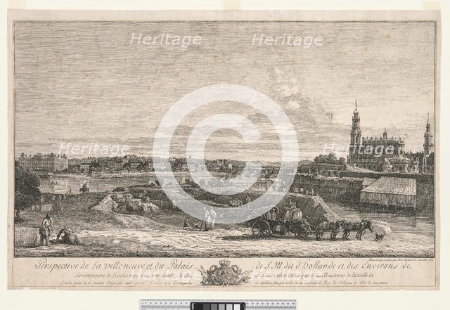 View of Dresden, 1748. Creator: Bernardo Bellotto (Italian, 1721-1780).