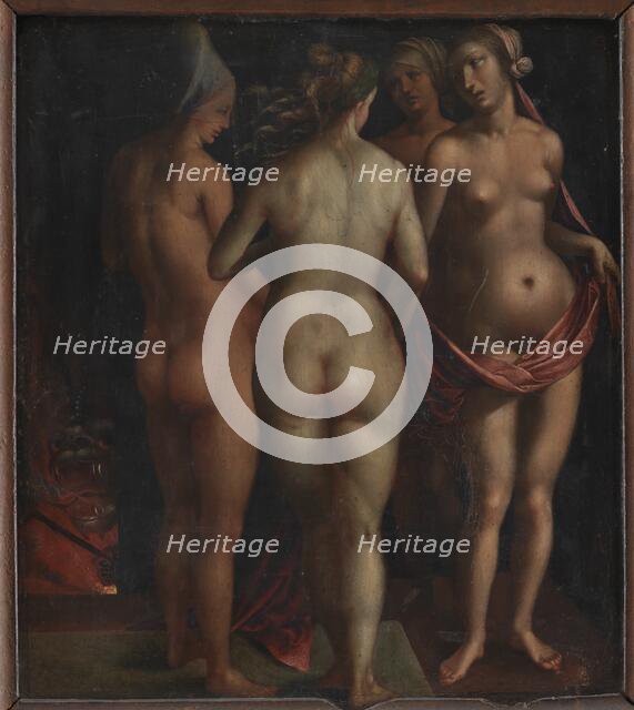 Venus and the Three Graces, 1497-1596. Creator: Copy after Albrecht Dürer (1471-1528)..