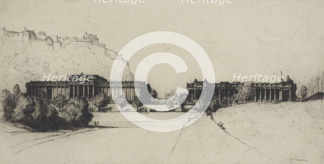 Royal Scottish Academy, 1916. Creator: David Young Cameron.