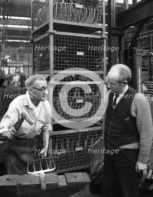 Garden tool production, Brades Tools, Sheffield, South Yorkshire, 1966. Artist: Michael Walters