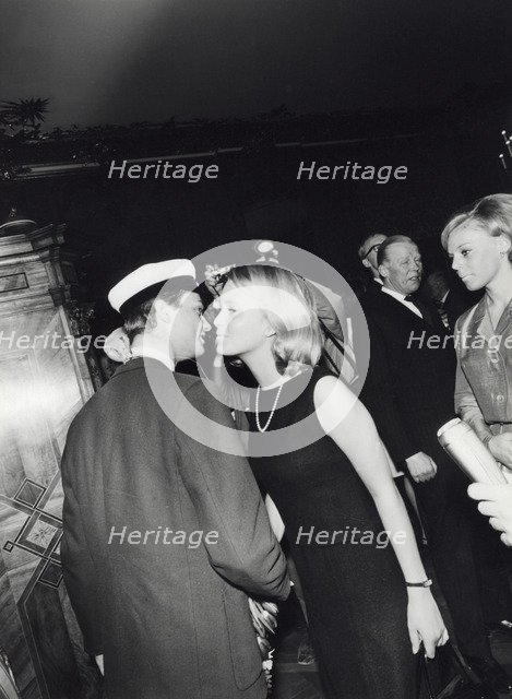 Crown Prince Carl Gustaf of Sweden congratulated by his friends for passing his A levels, 1966. Artist: Unknown