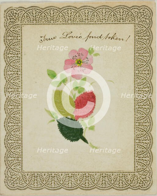 True Love's Fond Token (Valentine), n.d. Creator: Joseph Addenbrooke.