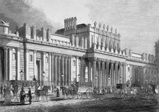 The south front of the Bank of England, City of London, c1830.     Artist: Anon
