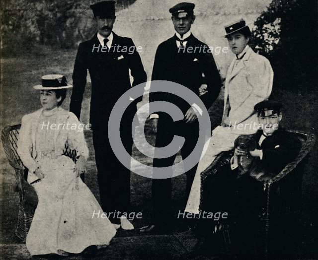 'Family Group at Cowes', early 1890s, (1945). Creator: Unknown.
