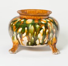 Tripod Jar, Tang dynasty (618-907), first half of 8th century. Creator: Unknown.