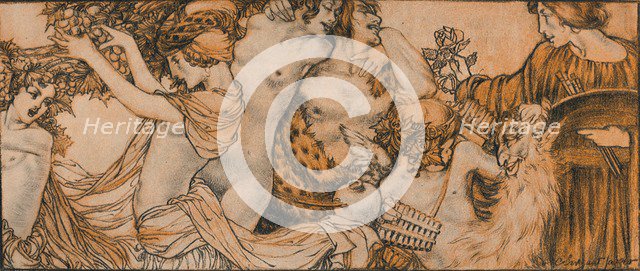 'An illustration from the Rubaiyat of Omar Khayyam', c20th century (1914-1915). Artist: Charles Sargeant Jagger.