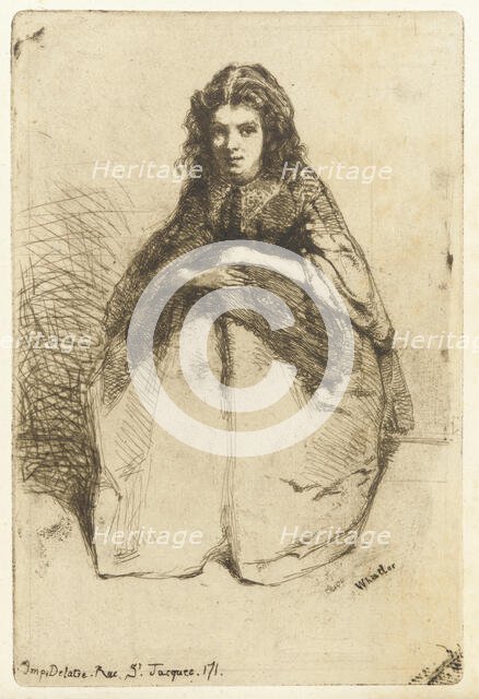 Fumette, 1858. Creator: James Abbott McNeill Whistler.