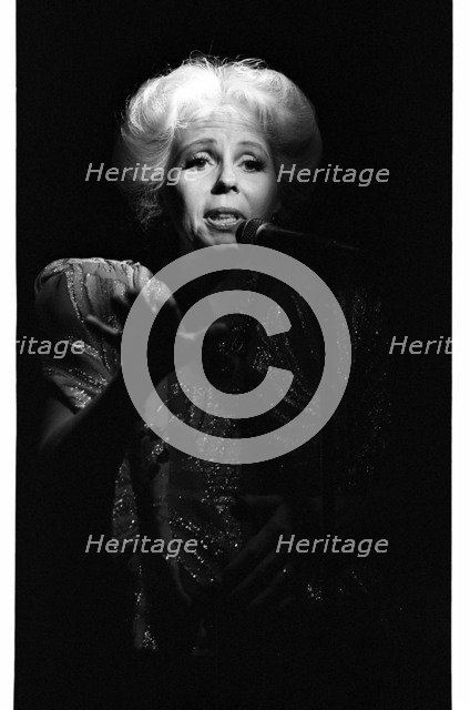 Marion Montgomery, Ronnie Scott's, Soho, London, 1987.   Artist: Brian O'Connor.