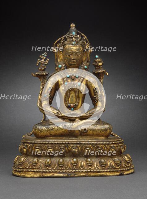 The Bonpo Deity Kunzang Akor (image 1 of 2), 16th century. Creator: Unknown.