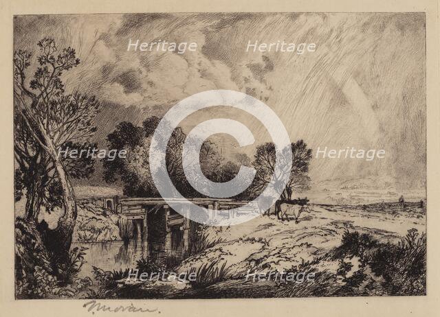 A Rustic Bridge, 1879. Creator: Thomas Moran.