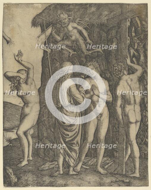 Christ in Limbo with Adam and Eve, ca. 1500-1534. Creator: Marcantonio Raimondi.