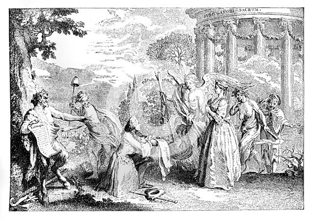 'Fore-warned, Fore-armed', 1741. Artist: E Gravelot