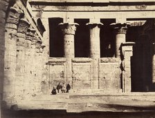 Temple of Edfu, 1867. Creator: Gustave Le Gray.