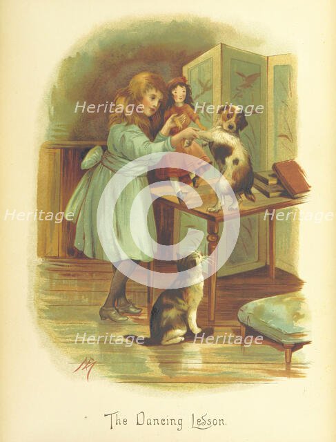 The Dancing Lesson, 1893.  Creator: Fannie Moody.