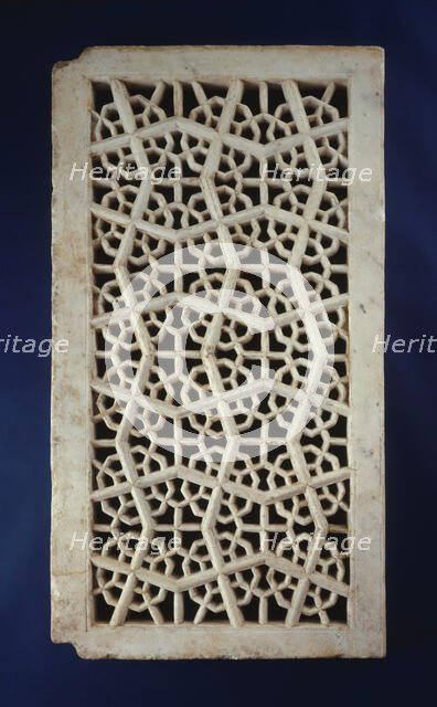 Pierced Window Screen (Jali), India, early 17th century. Creator: Unknown.