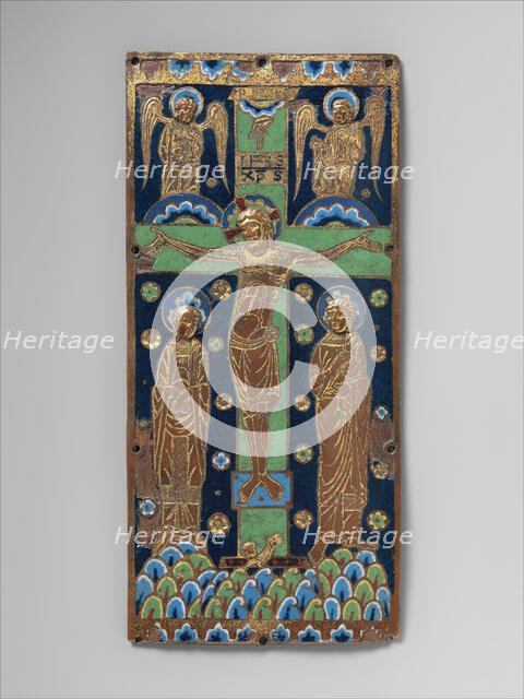 Book Cover Plaque with the Crucifixion, French, ca. 1190-1200. Creator: Unknown.