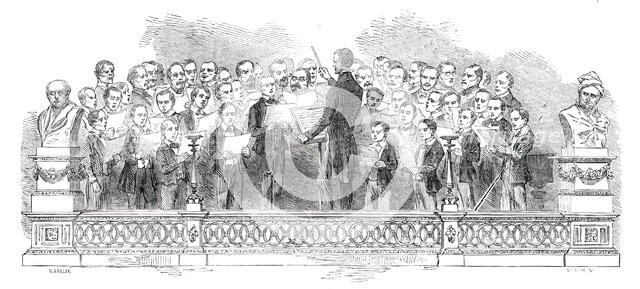 National Concerts at Her Majesty's Theatre - the Berlin Choir, 1850. Creator: Smyth.