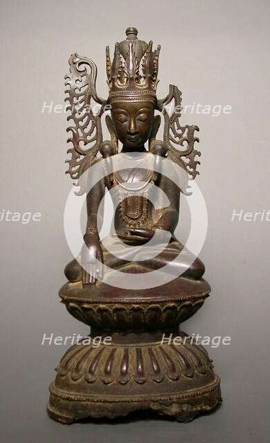Jeweled and Crowned Buddha (Jambupati), c. 17th century. Creator: Unknown.