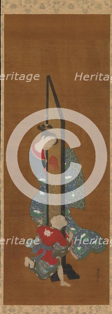 Mother and Child at Play, 18th century. Creator: Isoda Koryusai.