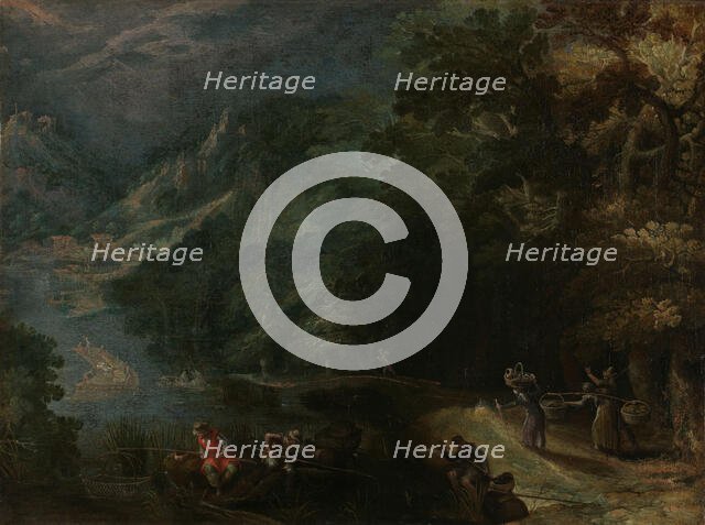 Woodland Scene, 1622. Creator: Frederik van Valckenborch.