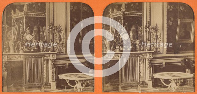 La Chambre de l'Empereur (St. Cloud), 1860s. Creator: A. Hanriot.