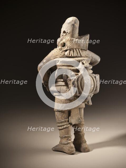 Ballplayer Figure in Costume (image 2 of 2), between 550 and 850. Creator: Unknown.