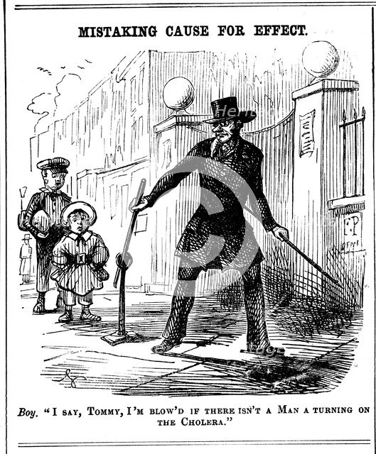 'Mistaking Cause for Effect, 1849'. Artist: Unknown