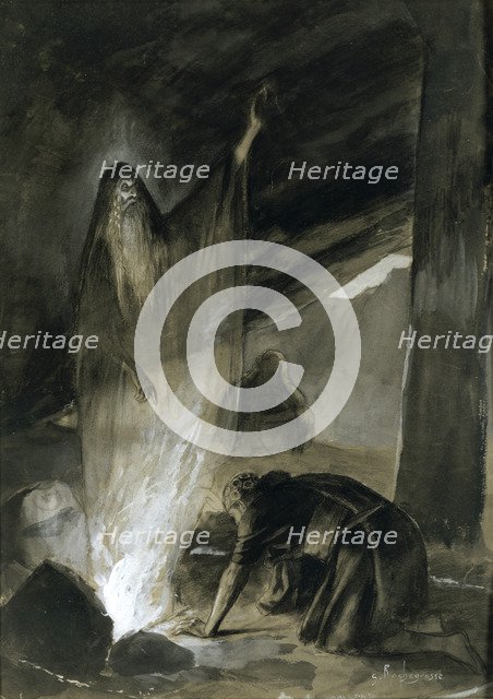 'Astrologue', late 19th/early 20th century. Artist: Georges Antoine Rochegrosse