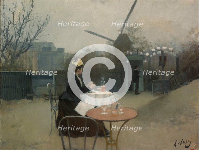 Plein air. Artist: Casas, Ramon (1866-1932)