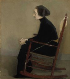 The Seamstress (The Working Woman), 1903. Creator: Schjerfbeck, Helene (1862-1946).