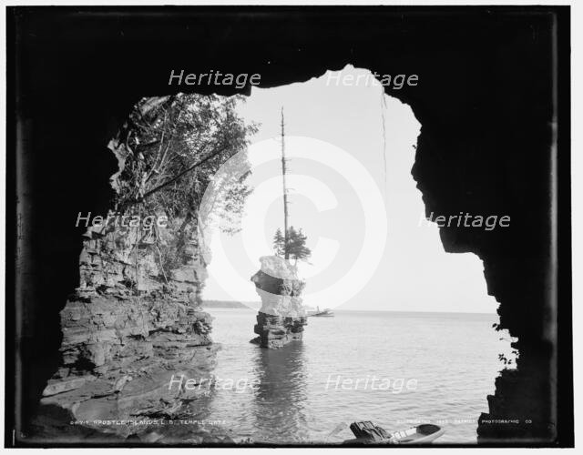 Apostle Islands, Lake Superior, Temple Gate, c1898. Creator: Unknown.