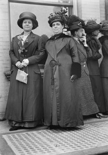 Unidentified Women at Mrs. W. Wilson, 1st Breakfast, 1913. Creator: Unknown.