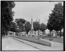 Public square, Nashua, N.H., between 1894 and 1901. Creator: Unknown.