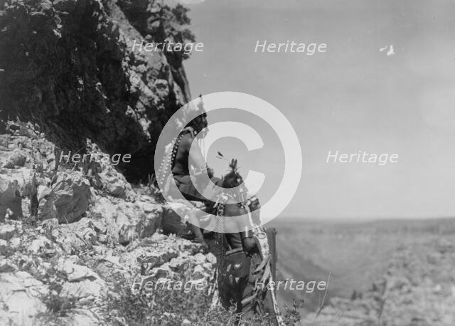 Rigid and statuesque, c1905. Creator: Edward Sheriff Curtis.