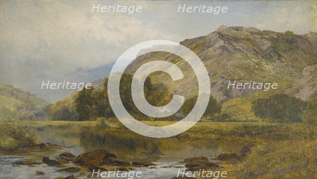 In the valley of the Lledr, North Wales, mid-late 19th century. Creator: John Surtees.