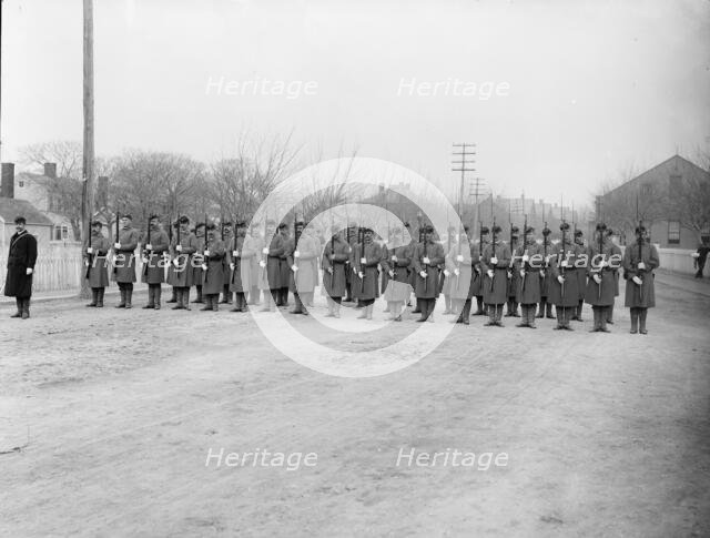 U.S.S. Columbia, Marines, between 1894 and 1901. Creator: Unknown.
