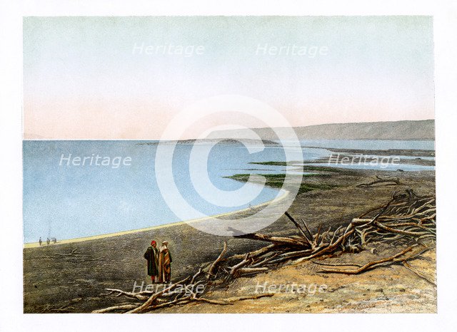 The Dead Sea, c1870.Artist: W Dickens