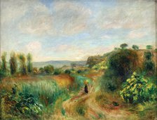 Paysage à Cagnes, 1898. Creator: Renoir, Pierre Auguste (1841-1919).