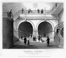 Thames Tunnel, London, 19th century. Artist: Unknown