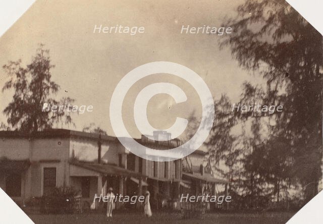 [Gunpowder Agents Bungalow, Ishapoor.], 1858-61. Creator: John Constantine Stanley.