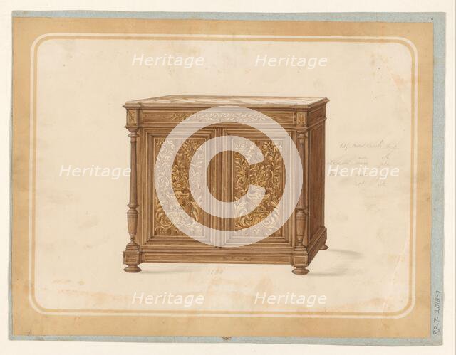 Cabinet, c.1835-c.1935. Creator: Anon.