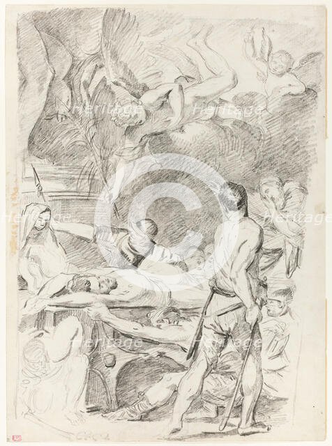 Martyrdom of Saints Processus and Martinian, n.d. Creator: Jean Bernard Restout.