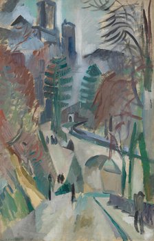 Paysage de Laon , 1912. Creator: Delaunay, Robert (1885-1941).
