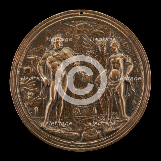 Orpheus Redeeming Eurydice, late 15th - early 16th century. Creator: Moderno.